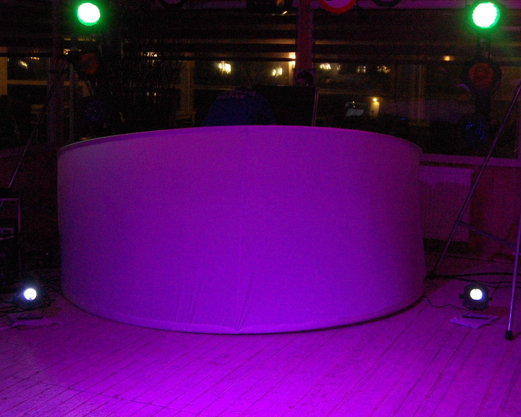 DJ Booth Windscherm